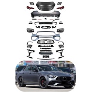 Fit For Mercedes Benz E Class W213 amg bodykit with Headlights for Benz W213 15-20 old upgrade new E