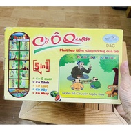 5-in-1 mandarin chess set: mandarin chess, Go chess, carrying checkers, jumping chess/ game, eating 