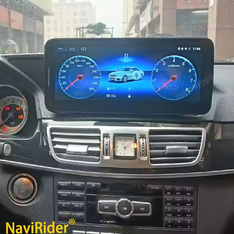 12.3'' Qualcomm 685 Android 13 Display Touch screen Navigation Carplay For Mercedes Benz E Class W21