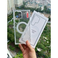 Samsung Galaxy A56, S25 edge, S25 Ultra, S24 Ultra, S24, A36 Case (Transparent) Magnet SUPPORT Wirel