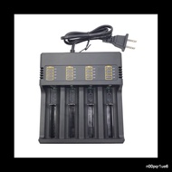 1Pcs 4 Slots 18650 Baery Charger, Charging for 3.7V 18650 26650 21700 14500 16340 Rechargeable Lithium Baery  Plug