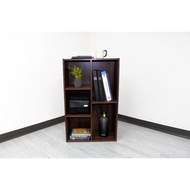 LeQu 5 Tier Bookshelf (3 Tier+2 Tier)/Multipurpose Shelf/LeQu 5 Tingkt Rak Buku Buku Almari/Bookcase