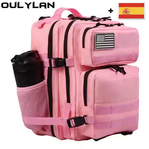 Oulylan 25L/45L Outdoor Camping Backpack Women Camouflage Tactical Travel Bag 900D Oxford Cloth Moun