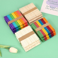 114mm Natural Color Ice Cream Stick Colorful Wooden Stick Ice Cream Stick Popsicle Stick 93mm Natura