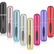 8PCS Travel Perfume Atomiser Refill Bottles, 5ML Mini Perfume Bottle Set for Luggage, Aftershave, an