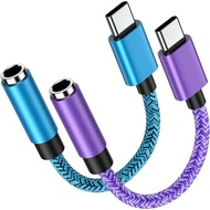Samsung S25FE USB C ke 3.5mm Aux Audio Adapter Dongle Cable Cord untuk Android Samsung Galaxy A17 A1
