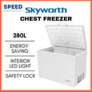 [SABAH ONLY] SKYWORTH CHEST FREEZER 280L BD-320 冷冻柜 冷藏冰箱 PETI AIS BEKU FREEZER BESAR