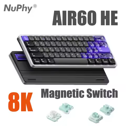 NuPhy Air60 HE Magnetic Keyboard Short Magnetic Switch Gaming Keyboard Rapid Trigger Low Latency Cus