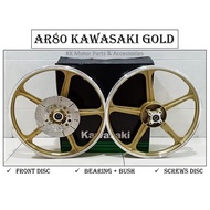 SPORT RIM AR80 KAWASAKI GOLD [FRONT DISC + BEARING & BUSH + SCREWS DISC]