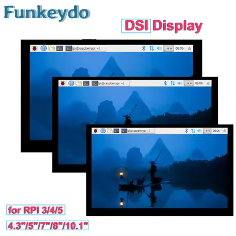 DSI Display 4.3inch/5inch/7 inch MIPI Interface 800X480 Pixel IPS Capacitive Touchscreen Module for 