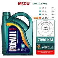 MIZU 10W40 4L Semi Synthetic Engine Oil API SP 10w-40 all car Perodua Proton Toyota Honda Nissan Maz