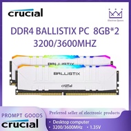 [Ready Stock] Crucial Crucial DDR4 Platinum Sheng RAM 8GB/16GB 3200/3600MHZ Gaming PC Desktop Comput