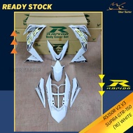 [READY STOCK] COVERSET/BODYSET HONDA RS150/RS150R V2 SUPRA GTR-150 (16) WHITE