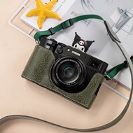 Fujifilm X00VI Camera Case Leather Case X100V X100 Sixth Generation Base Camera Bag Protective Cover