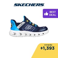 [Best Seller] ⚡ Skechers สเก็ตเชอร์ส รองเท้าเด็กผู้ชาย Boys Slip-ins S-Lights Shoes - 403843L-NVBL Air-Cooled Memory Foam