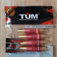 Adapter Connector Plug RCA /JACK RCA Gold TUM 101