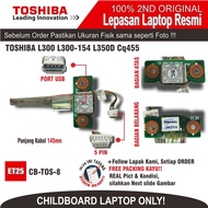 ET25 CB-TOS-8 PORT USB BOARD TOSHIBA L300 L300-154 L350D CQ455