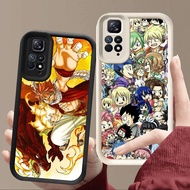 R68 Fairy Tail Casing for Xiaomi Redmi Note 11T 11 SE 11S Pro 5G Black and White