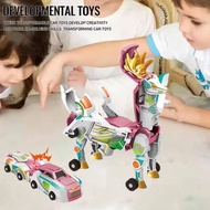 Official Silver Wing Dragon Transforming Toy, 2-car Action Set & Combine Figure Robot, O0v7
