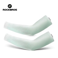 ROCKBROS XT085 XL Green Arm Sleeve Cuff Motorcycle Hand Shirt Anti UV Outdoor Accessories Fishing Ru