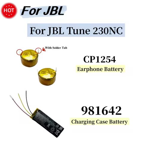 981642 750mAh Lithium Battery for JBL Tune 230NC 230 NC TUNE230NC TWS Wireless Bluetooth Earphone Ch
