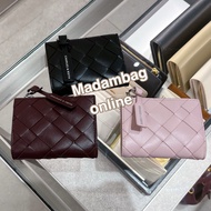 Charles & Keith Ivette Woven Zip Small Wallet Short Authentic Leather From The Shop