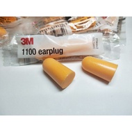 Ready stock 3M 1100 Disposable Ear Plug [1pair] - Sleeping Earplugs Noise Reduction Soft Foam Ear Pl