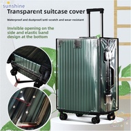 SSunshine PVC Waterproof Luggage Protector - Transparent Dustproof Cover Fits Up to 30 Inches