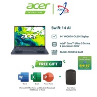 ACER Swift 14 SF14-51-50EF / SF14-51-716M AI Laptop (U5-226V 16GDR5/U7-258V 32GDR5/14" WUXGA OLED Wi