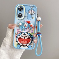 เคส OPPO A17 สำหรับ OPPO A17 / OPPO A17k【การ์ตูนสามมิติสามมิติใหม่ตกแต่งฝาครอบเคสโทรศัพท์】