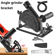 Angle Grinder Holder Angle Grinder Bracket 45°Adjustable Angle Grinder Stand Dust Free for Cutting Angle Grinder Bracket Dust Free Angle Grinder Bracket