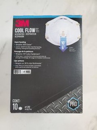 全新 3M Cool Flow 8511 N95 氣閥口罩