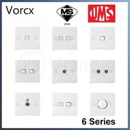 UMS 6 Series Switches and Socket Outlet