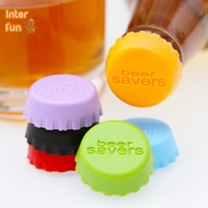 [InterfunS] 6pcs Reusable Silicone Bottle Caps Beer Cover Soda Cola Lid Wine Saver Stopper [NEW]