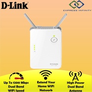 D-Link DAP-1620 Gigabit AC1200 WiFi Range Extender Dual Band WiFi Repeater