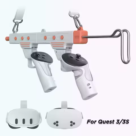 Upgraded VR Accessories Shooting Game Rifle Gun Stock For Meta Quest 3 & 3S Controller Handles Gift 