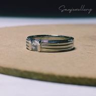 cincin perak asli - perak single