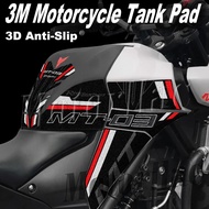 3M Motorcycle Fuel Tank Pad Stickers Side Gas Cover Protection Grips Knee Decal Accessories For Yamaha MT-03 MT03 mt 03