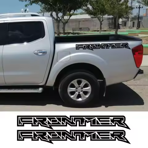 For Nissan Frontier NP300 D40 D22 Pickup Rear Trunk Side Sticker Car Decal Truck Vinyl Style Decor C