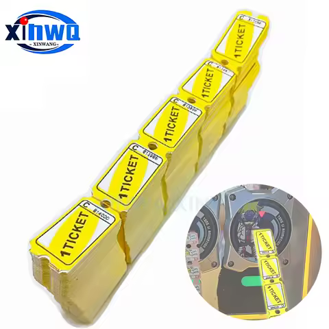 2000Pcs Lottery Paper Ticket Redemption Voucher For Ticket Dispenser Coin Arcade Finshing Slot Game 