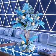 Hotel Wedding Banquet Hall Feather Table Flower Simulation Flower Decoration Bar KTV Desktop Decorat