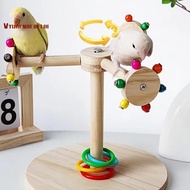 Bird Perch Stand Perch Stick Toy for Sparrow Rotating Windmill Design Bird Claw Grinding Stand for C