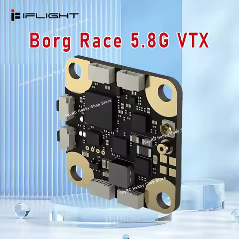 iFlight Borg Race 5.8G VTX - 4.5-28V 2-6S 16CH PIT/25/100/200mW 3.5g Ultra-Light RC FPV Part
