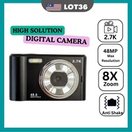 🔥REDY STOCK🔥XVISION DIGITL CMER S-48 48MP 1080P 8X Zoom IPS Screen uto Focus 2.8-inch Self-Timer 64G