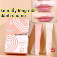 Kem tẩy lông Nicor Mặt Và Môi ria mép học sinh 20g*2 nhàng không kíchứng không đau Kem triệt ria mép