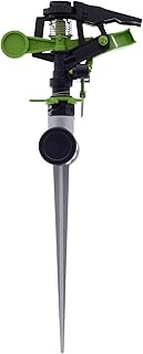 Ames Rotating Spike Sprinkler, 34 Feet of Spray Distance, 90 PSI, Ideal for Garden and Lawn Irrigati
