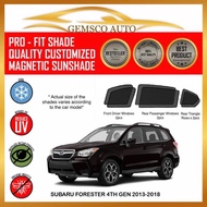 Subaru Forester XT/SJ 2013-2018 ( 6 / 7pcs) Car Magnetic Sunshade / Boot Tray