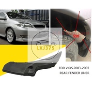 in stock Rear Fender Liner For VIOS 2003 2004 2005 2006 2007 Rear Wheel Fender Cover