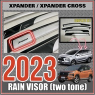 XPANDER CROSS 2023 RAIN VISOR (two tone) xpander cross accessories