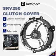 HPMP Qianjiang Srv 250 300 Transparent Clutch Cover Engine Side Cover Decorative Cover Air Filter HP